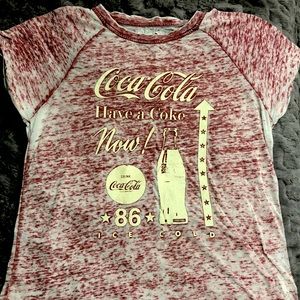 Coca-Cola Cuffed Short Sleeved Tee